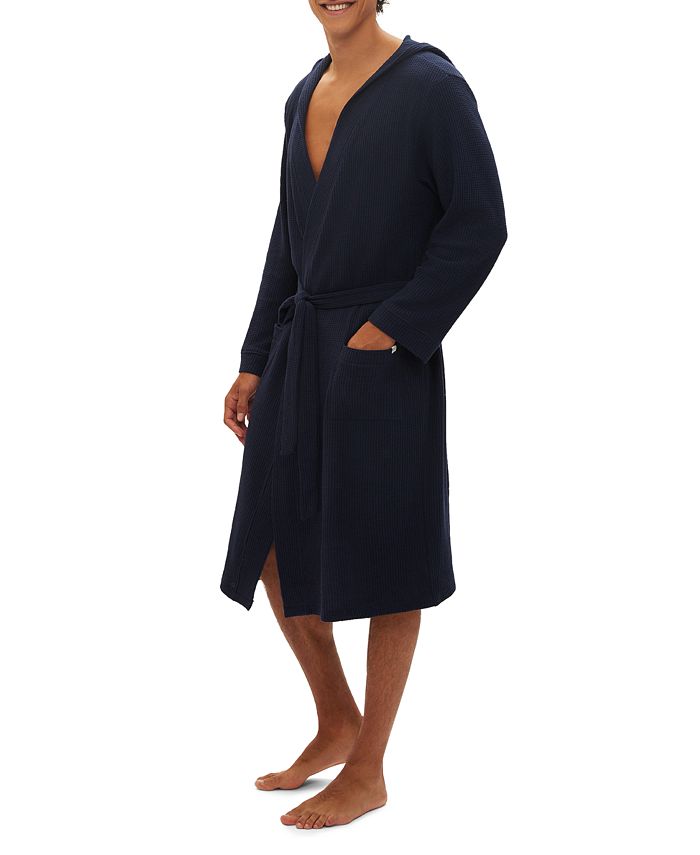 GAP Men's Hooded WaffleKnit Robe Macy's