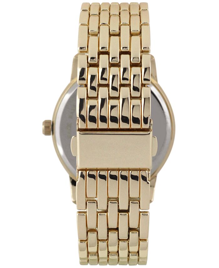 I.N.C. International Concepts Women's Gold-Tone Bracelet Watch 38mm ...