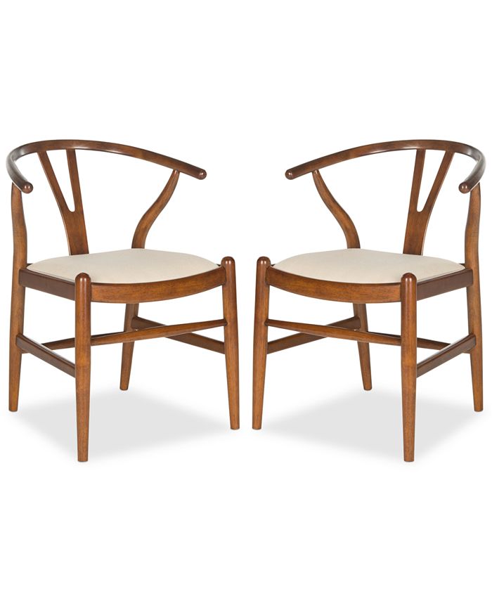 Furniture Nathan Set of 2 Wishbone Dining Chairs, Quick Ship Macy's