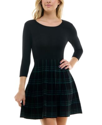 BCX Juniors' Double-Knit Sweater Dress - Macy's