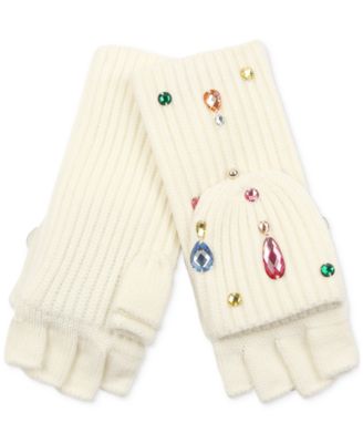 kate spade new york - Women's Embellished Pop Top Mittens