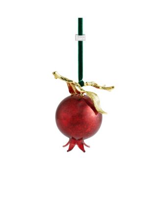 Pomegranate Red Glass Ornament