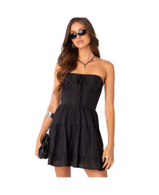 Cotton Strapless Comfortable Vacation Dresses Cotton Strapless Comfortable Vacation Dresses