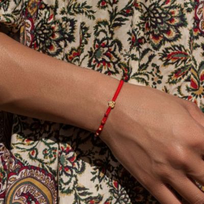Serene Soul - Chakra Red String OM Charm Bracelet