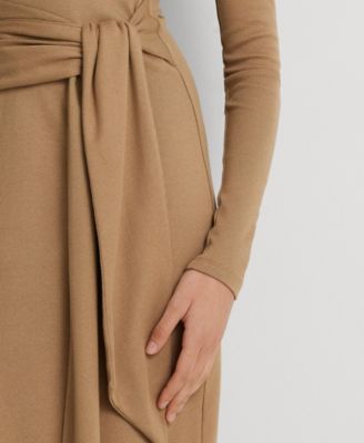 Lauren Ralph Lauren Women's Tie-Front Turtleneck Sweater Dress