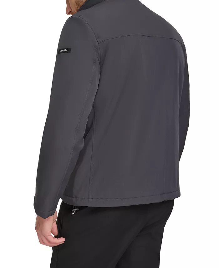 Men's Sherpa Lined Classic Soft Shell Jacket - thumbnail 5
