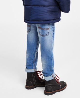 Toddler and Little Boys Regular-Fit Blue Stone Jeans