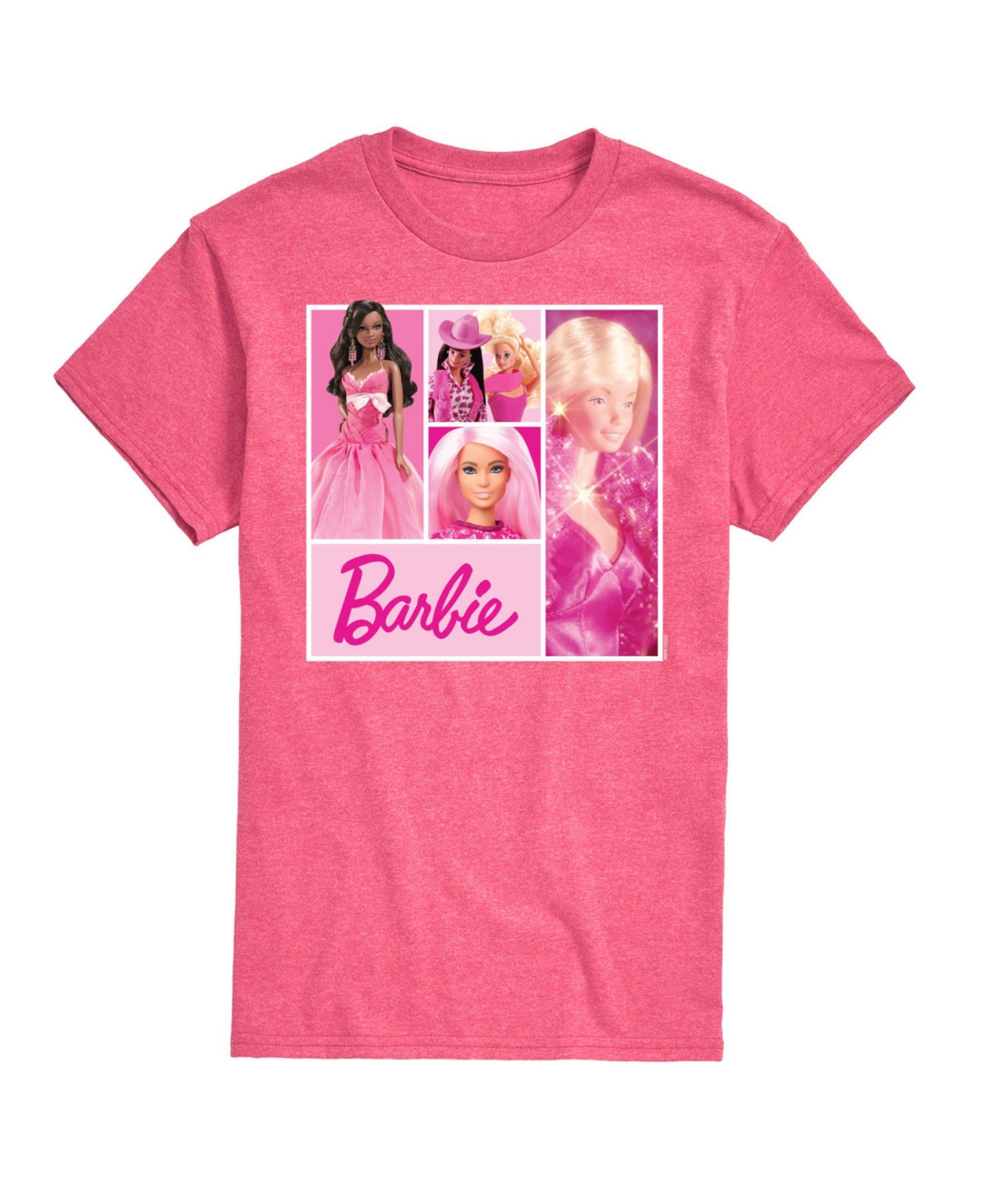 Men's Barbie Short Sleeves T-shirt - Pink