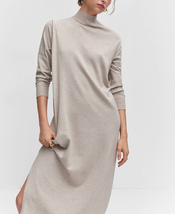 MANGO Women's Knit Midi Dress Macy's