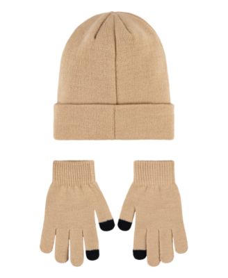 Big Boys Essentials Beanie and Gloves Set