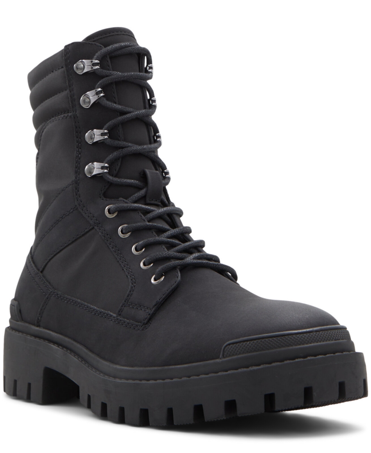 Call It Spring Men's Draper Casual Combat Boots In Other Black