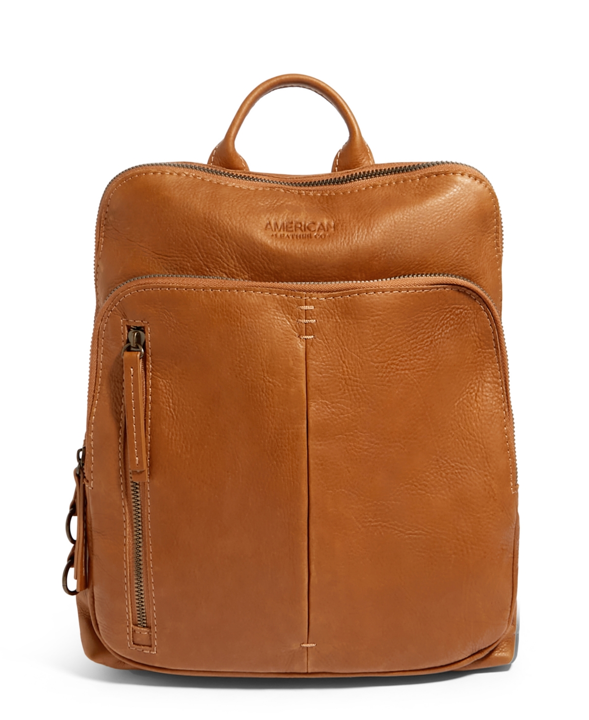 American Leather Co. Cleveland Backpack In Cafe Latte Smooth