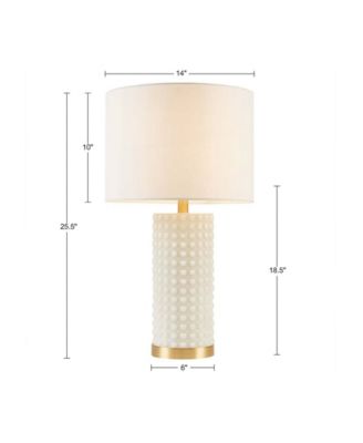 Grace Ivy Textured Dot Table Lamp