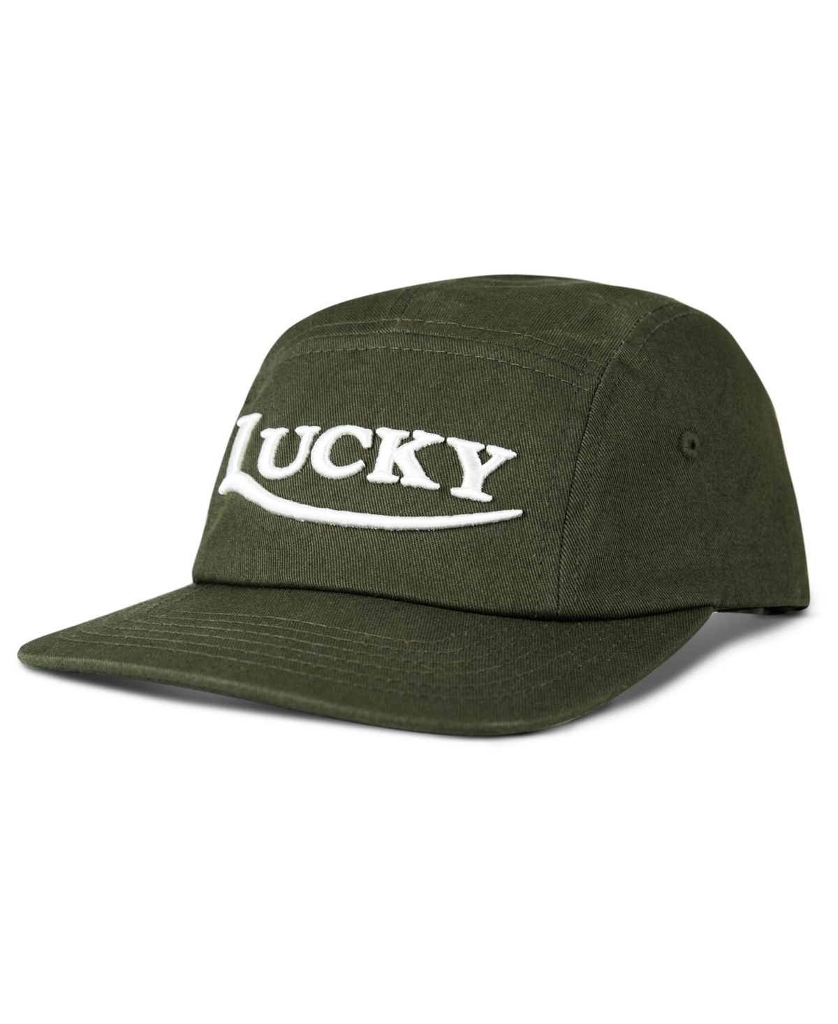 Lucky Brand Women's Embr. 5 Panel Hat In Olive