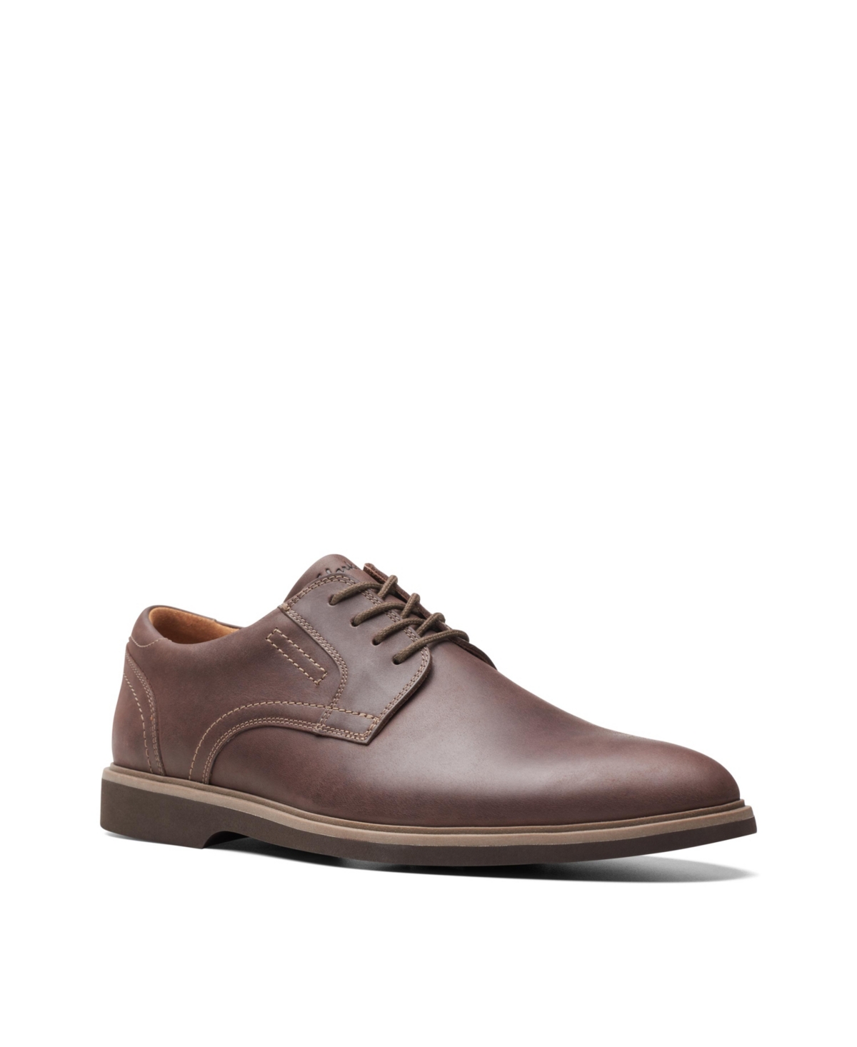 Clarks Mens Collection Malwood Leather Lace Up Shoes Mens Shoes