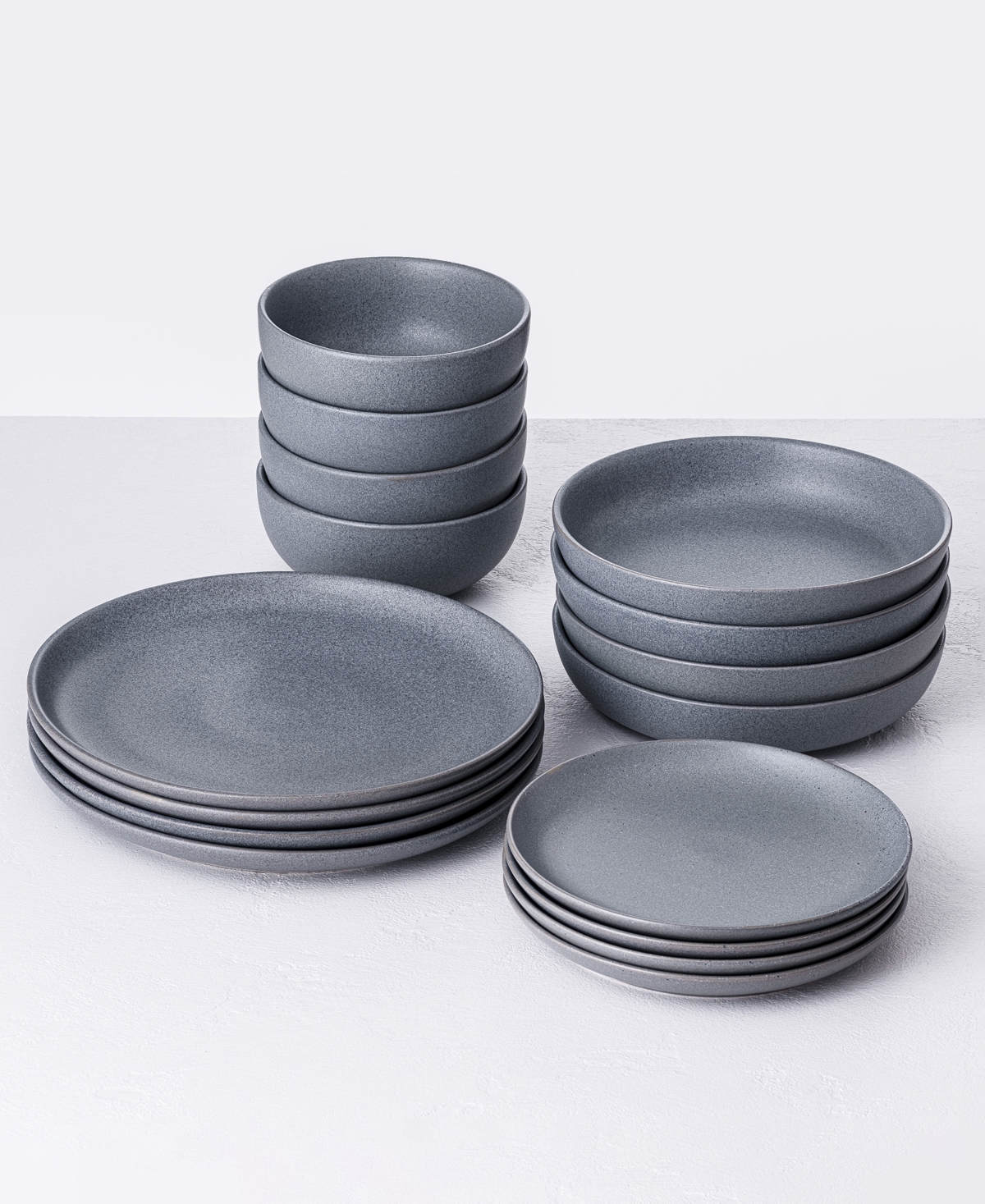 Fortessa Sound Cement 16 Pc. Dinnerware Set, Service For 4