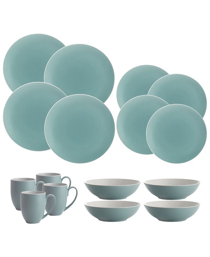 Nambé Pop 16 Piece Dinnerware Set, Service for 4 Macy's