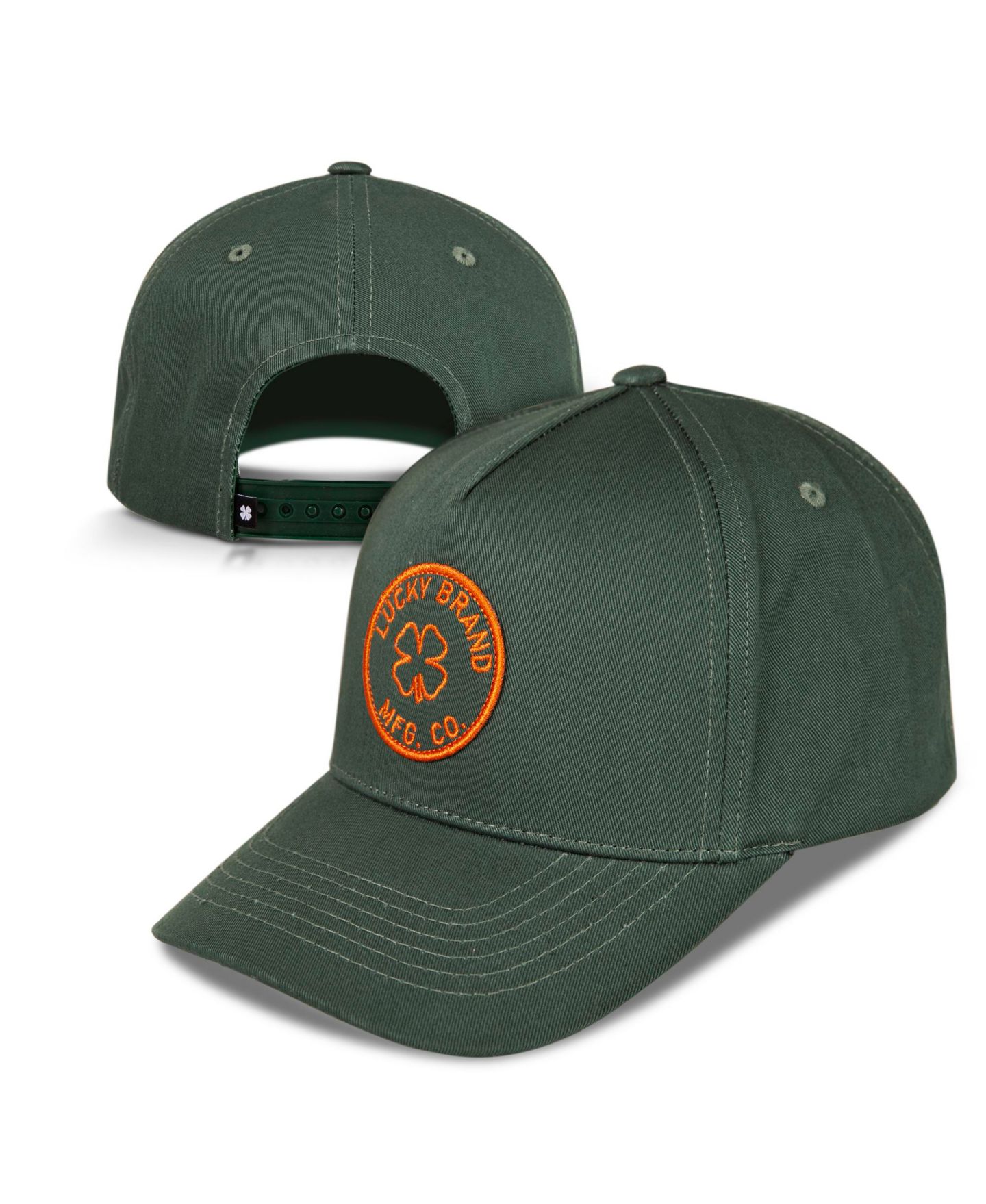 Женский головной убор Lucky Brand MFG Co. Patch Hat, цвет: Тёмно-зелёный — фото 4