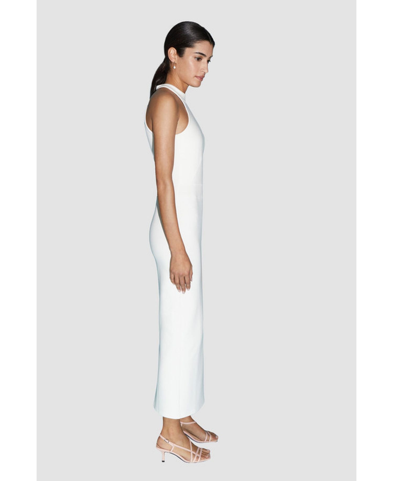 Women's Sonata Asymmetric Cutout Sleeveless Cocktail Midi Dress