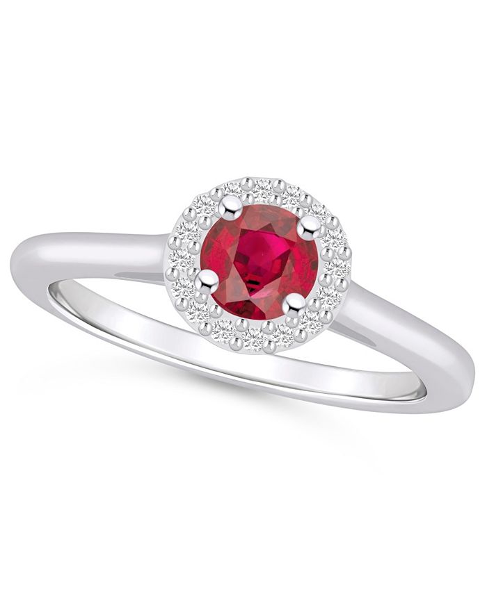 Macy's pink sales sapphire ring