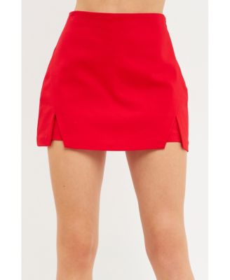 Women's Cut Out Mini Skort