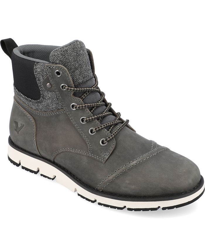 Territory Men s Raider Wide Width Tru Comfort Foam Lace up Cap Toe