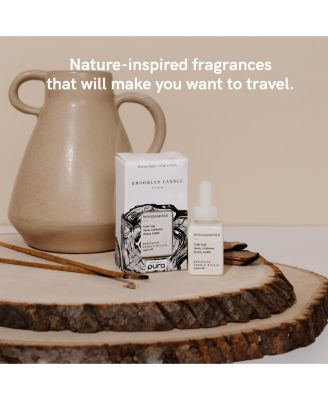 & Brooklyn - Woodsmoke - Home Scent Refill - Smart Home Air Diffuser Fragrance - Clean & Safe Diffuser Fragrance