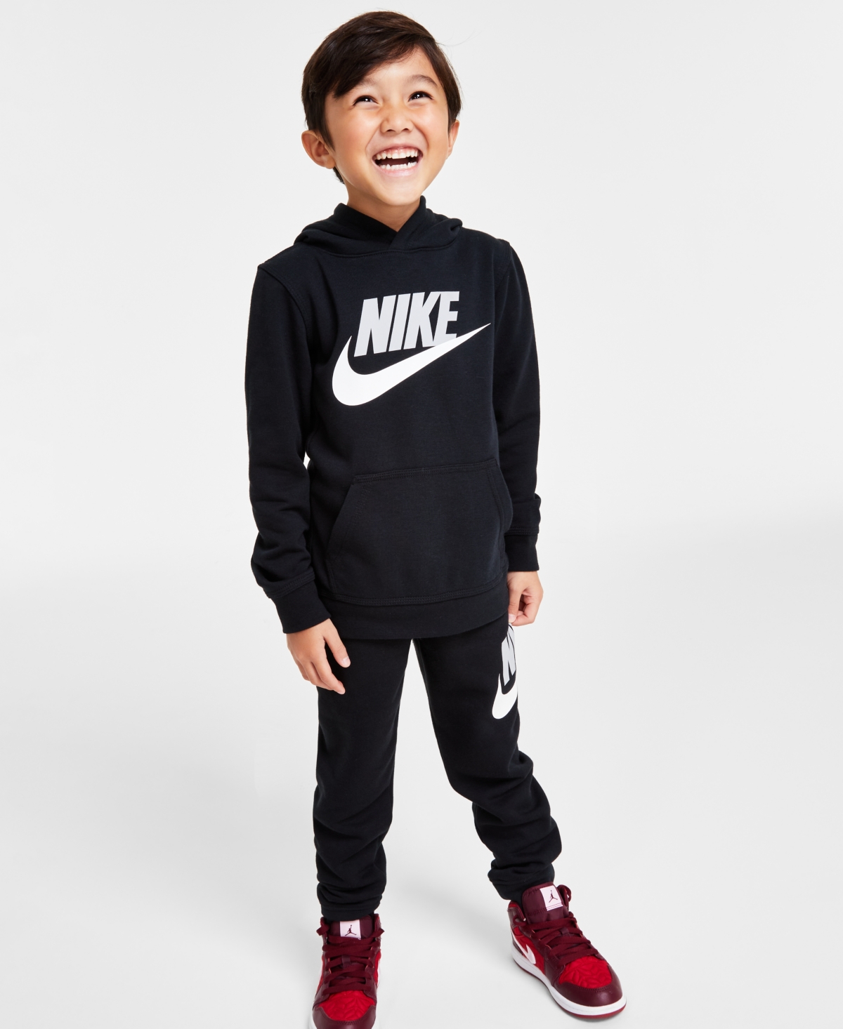 NIKE TODDLER BOYS CLUB PULLOVER AND JOGGERS SET