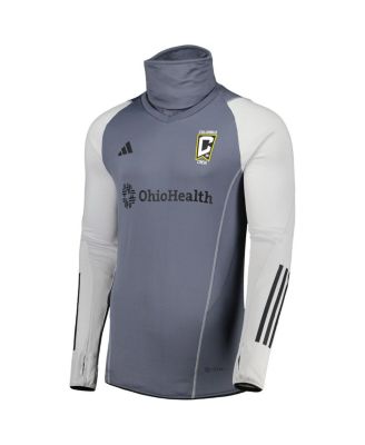 Men's Gray Columbus Crew Warm Raglan COLD.RDY Top