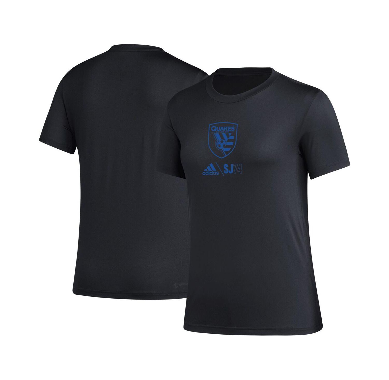Women's Black San Jose Earthquakes AEROREADY Club Icon T-shirt