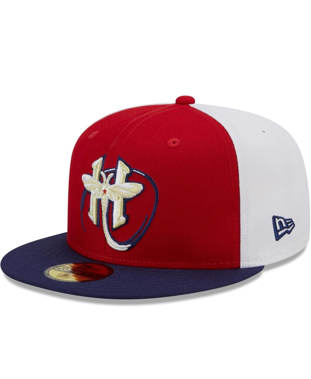 Men's New Era Navy Harrisburg Senators Marvel x Minor League 59FIFTY Fitted Hat - Navy