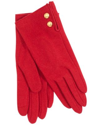 Women's Two Button Cashmere Blend Touch Glove