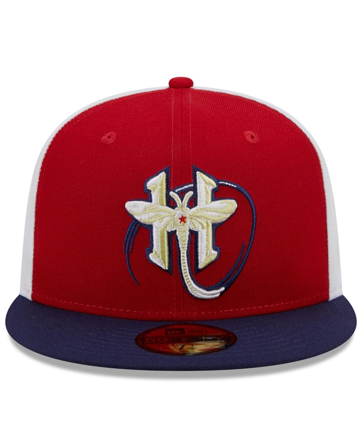 Men's New Era Navy Harrisburg Senators Marvel x Minor League 59FIFTY Fitted Hat - Navy
