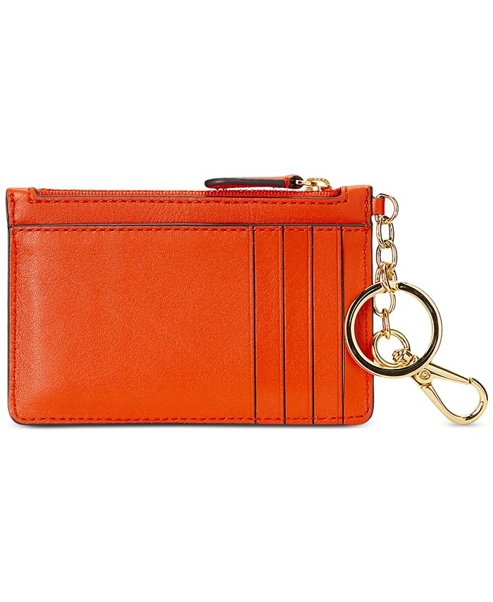 Lauren Ralph Lauren Leather Zip Card Case Macy's