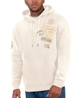 Starter - Men's Classic-Fit Multi-Patch Fleece Hoodie