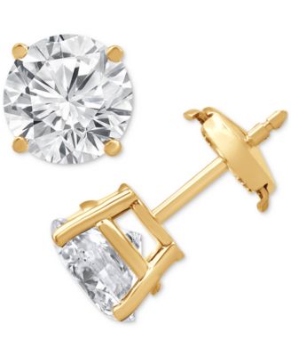 Certified Lab Grown Diamond Stud Earrings (6 ct. t.w.) in 14k Gold