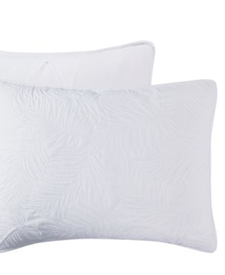 Coastal Palm Embroidered Quilt Sets