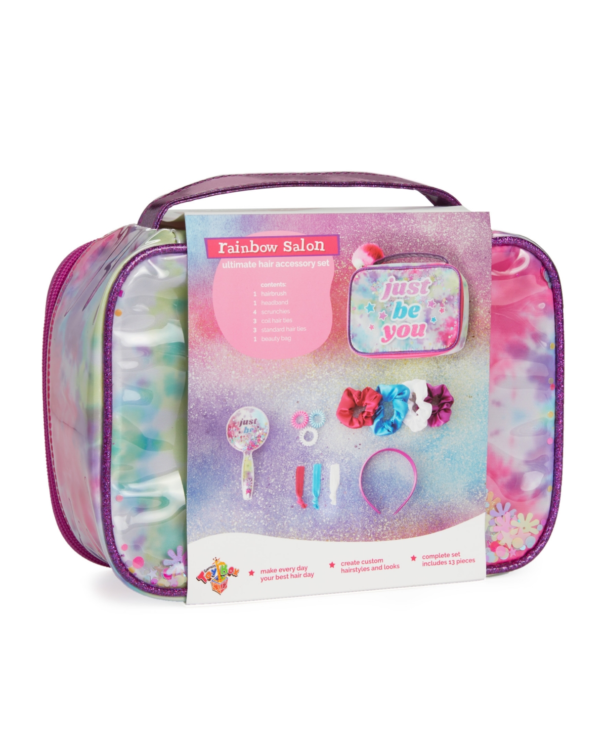Shop Geoffrey's Toy Box Closeout!  Rainbow Salon Ultimate 13 Pieces Hair Accessory Set, Created For Macy's In Open Miscellaneous