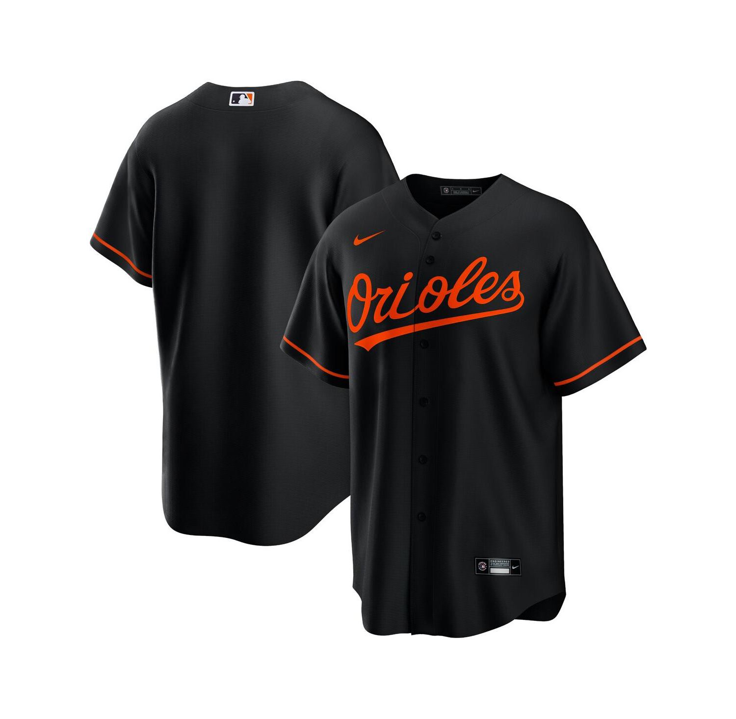Men's Baltimore Orioles Official Blank Replica Jersey