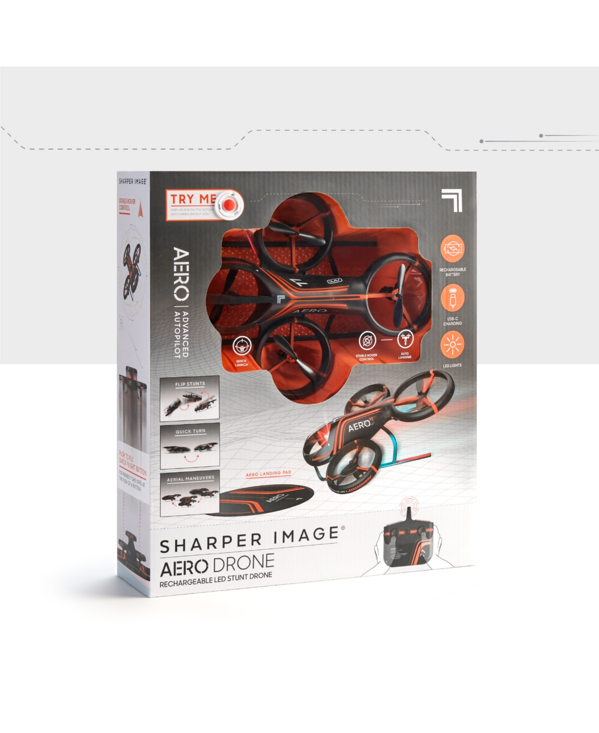 Sharper Image X-treme Aero High-performance Remote Control Vehicle In Black
