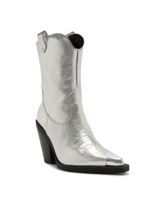 Arezzo - Women's Skylar High Block Cowboy Boots