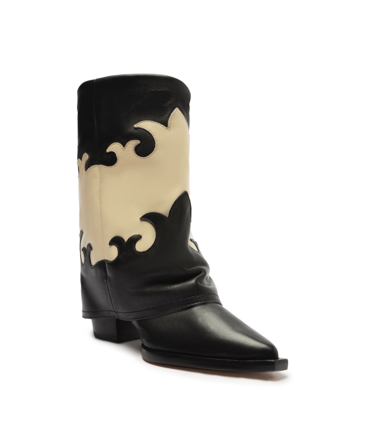 Women's Arianna Fold-Over Cuffed Cowboy Boots - Multineutral