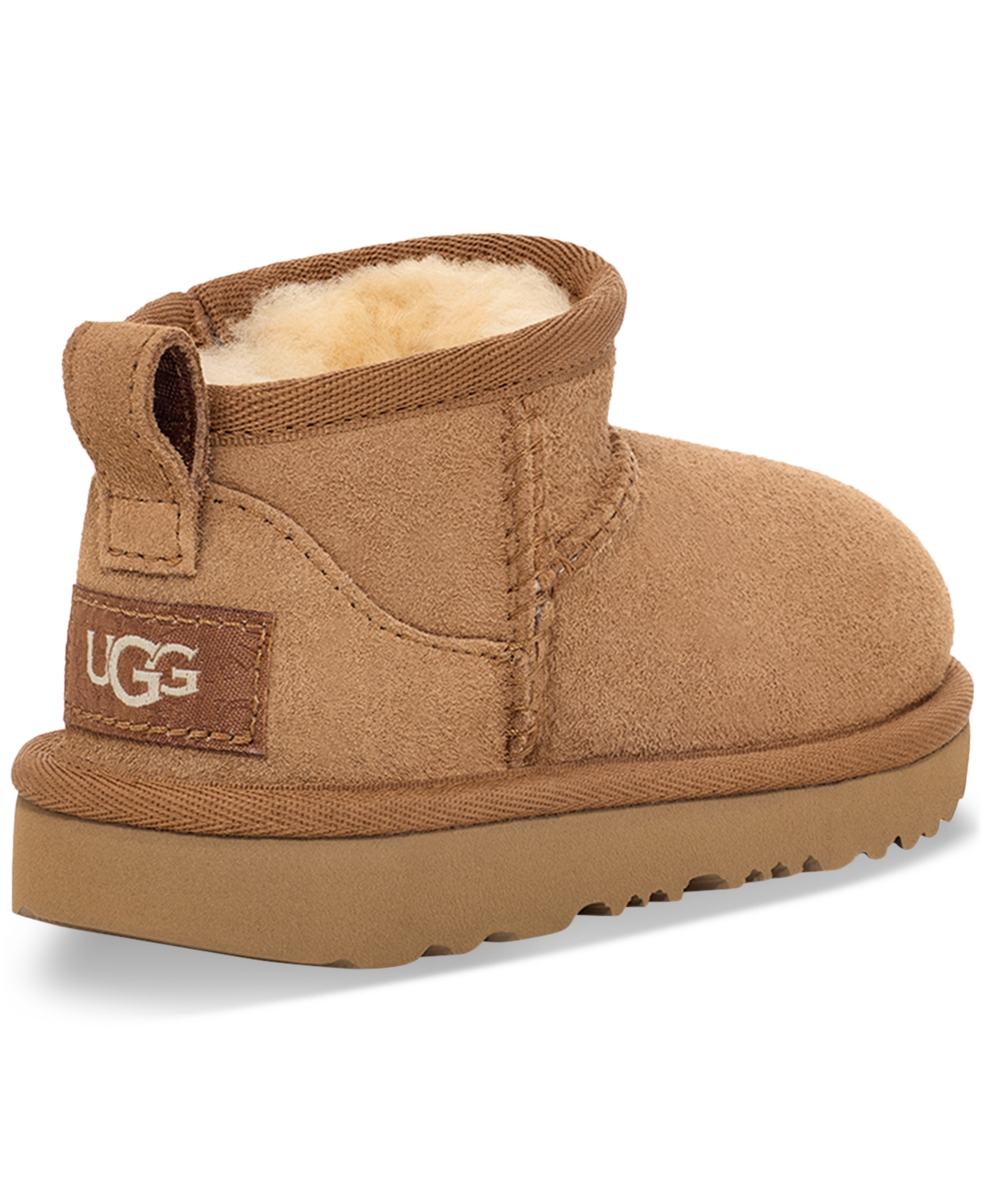 Shop Ugg Toddler Classic Ultra Mini Booties In Mangosteen