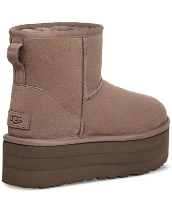 UGG Women s Classic Mini Warm Lined Platform Booties Macy s