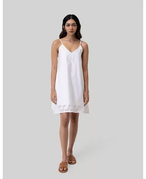 women's short tent dress with back tie