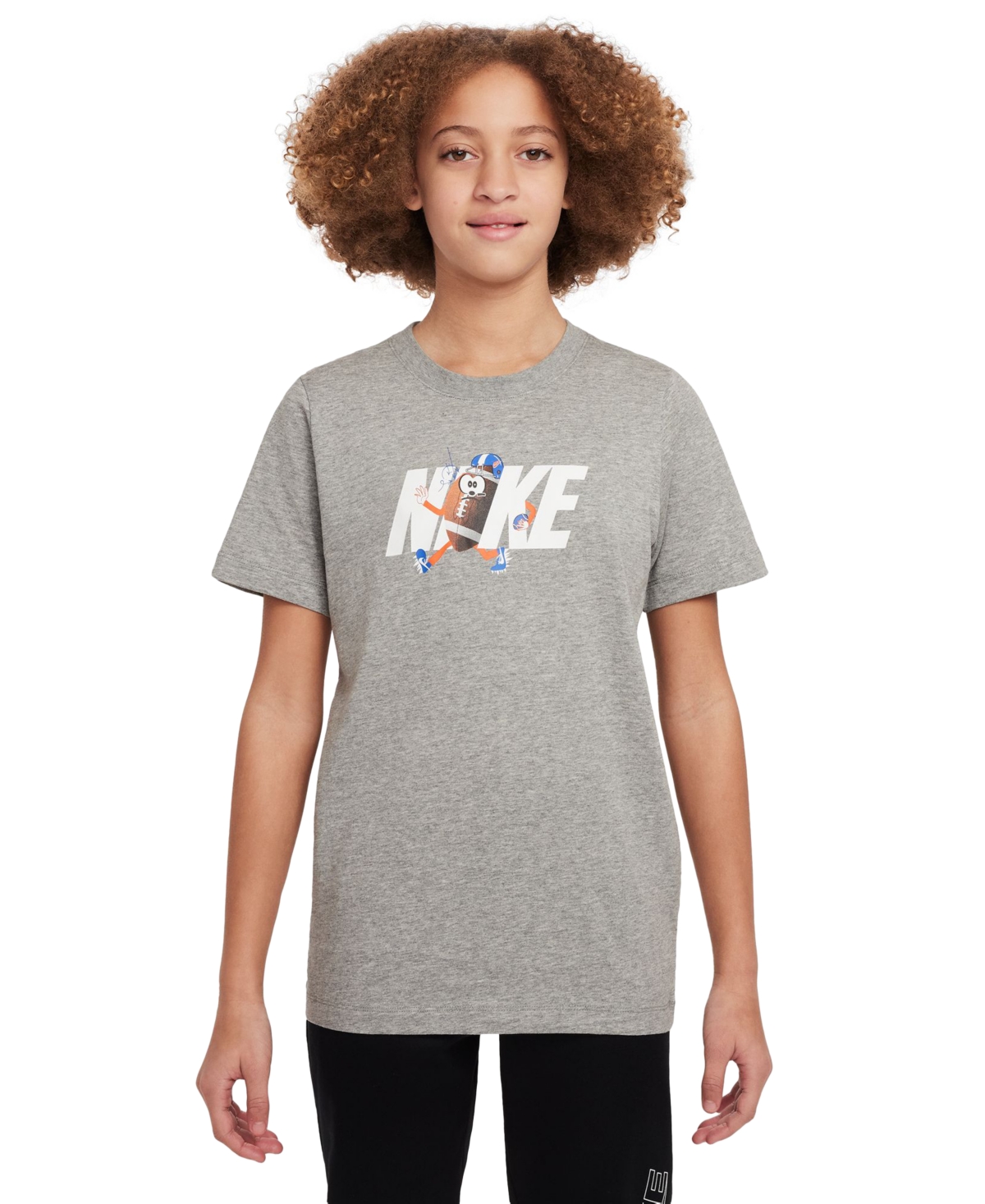 Nike Big Kids Sportswear Relaxed-Fit Printed T-Shirt