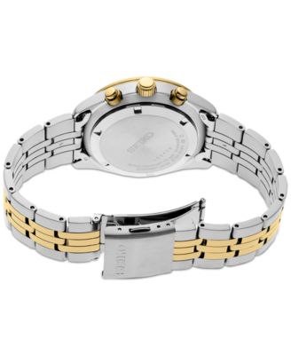 Men's Chronograph Essentials Two-Tone Stainless Steel Bracelet Watch 42mm