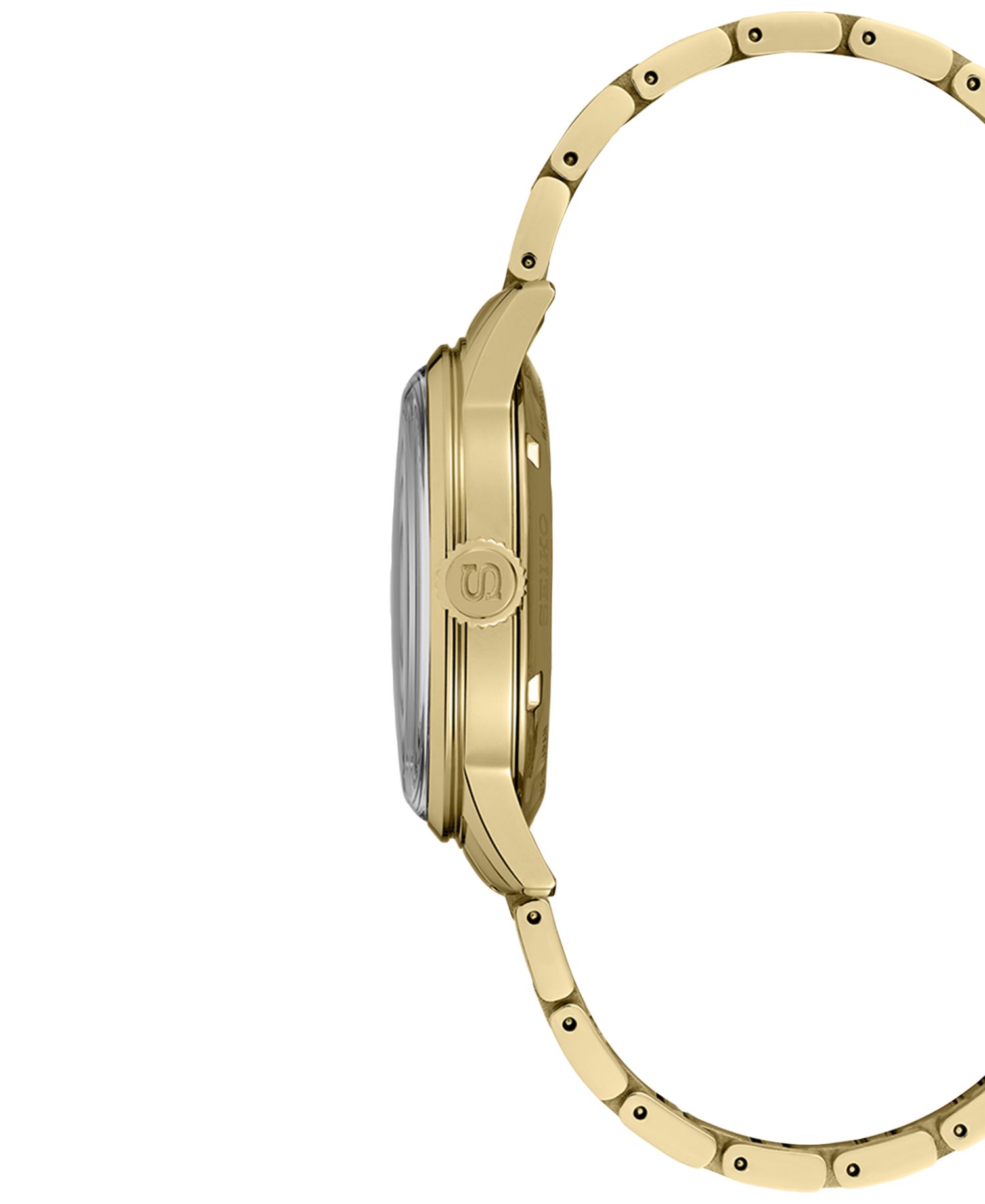 Men's Automatic Presage Cocktail Time Gold-Tone Stainless Steel Bracelet Watch 41mm
