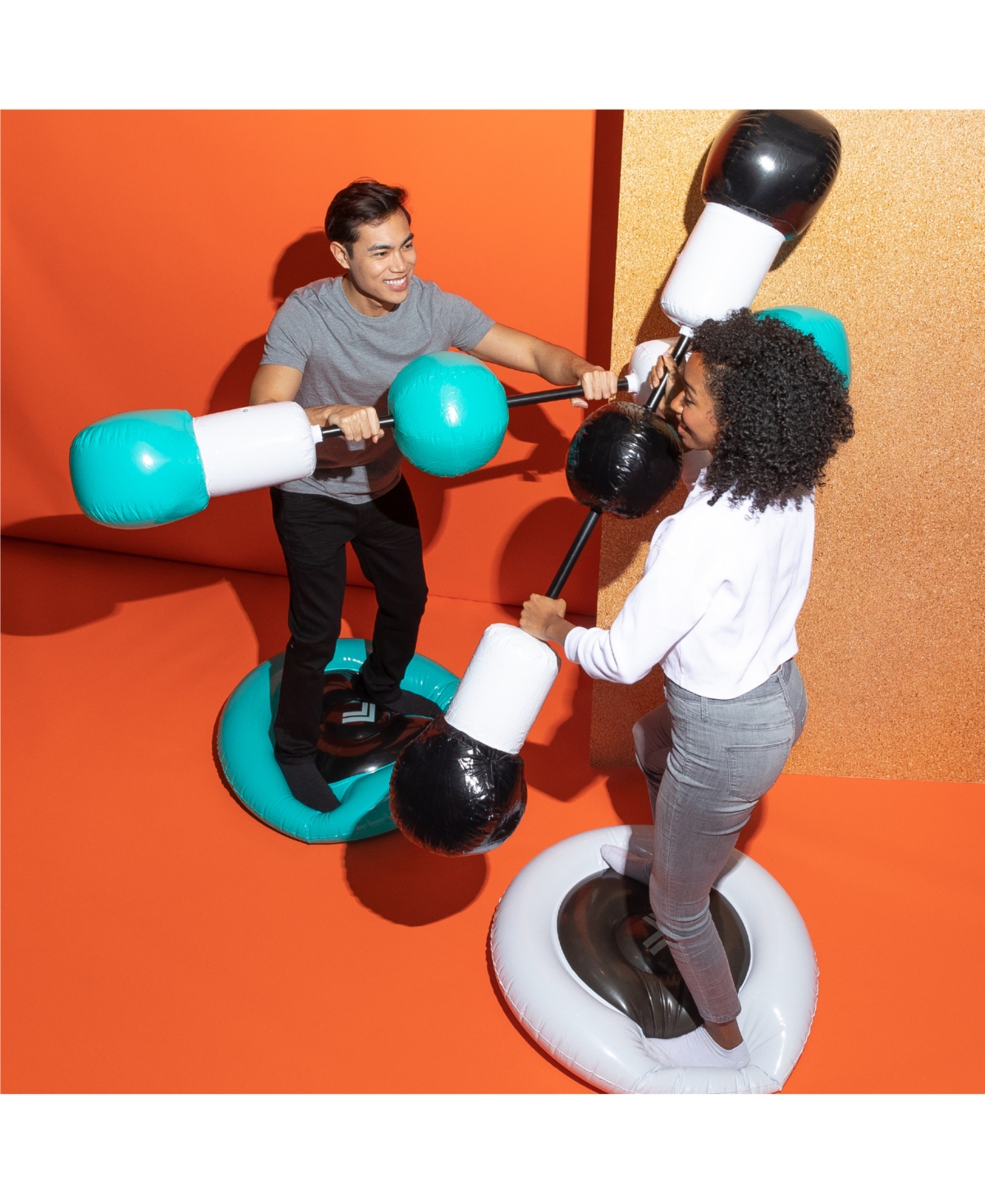 Shop Black Series Inflatable Push Bumpers Sparring Set In Open Miscellaneous