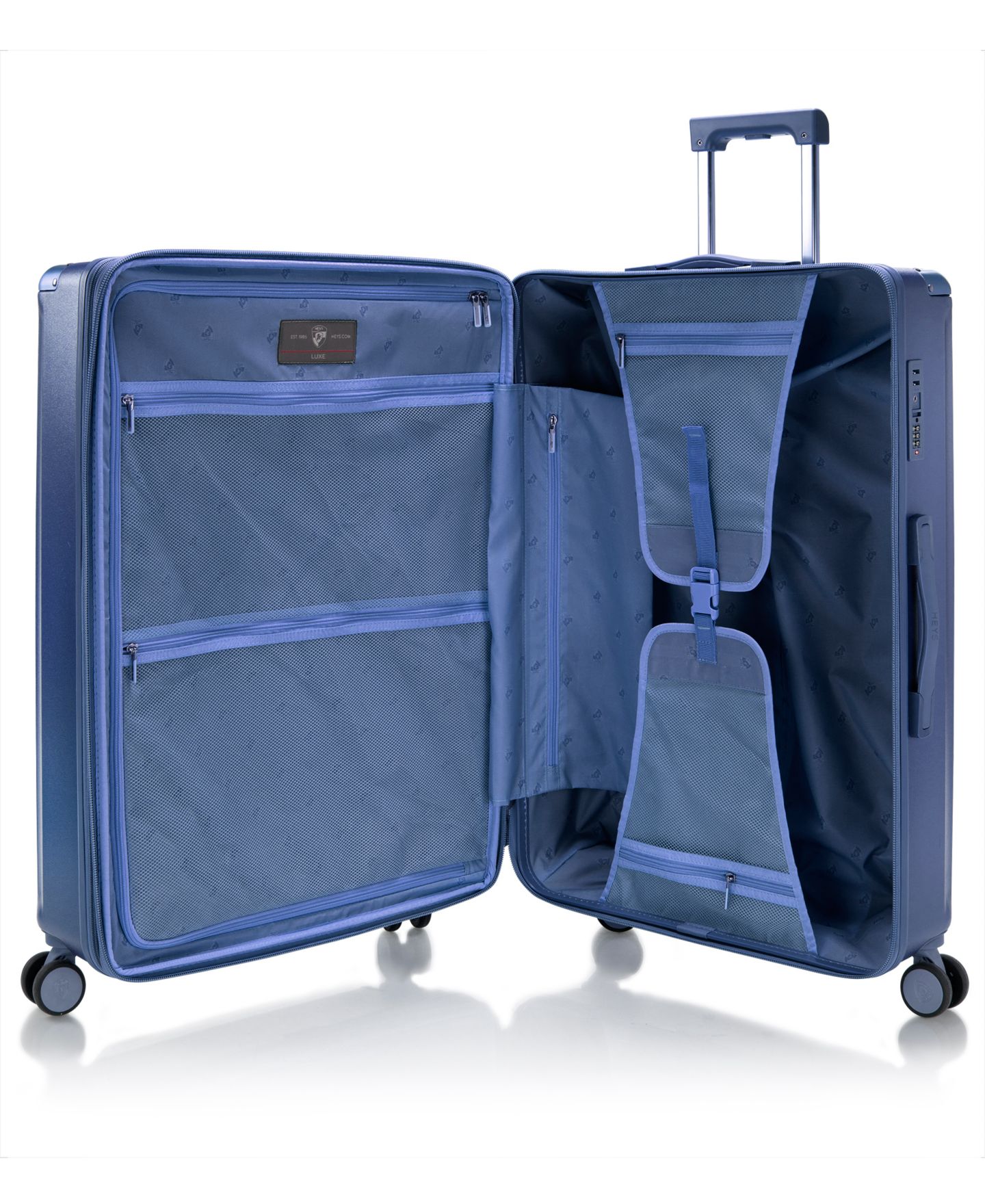 Чемодан Heys Luxe Hard Side 30" Spinner, цвет: Тёмно-синий — фото 4